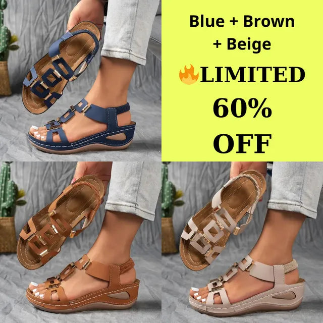🔥2026 Summer Best Seller — Last Day Sale 50% OFF!🔥Women's Soft-Sole Orthopedic Sandals are here!