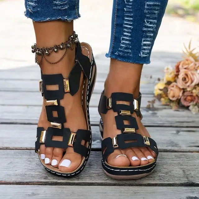 🔥2026 Summer Best Seller — Last Day Sale 50% OFF!🔥Women's Soft-Sole Orthopedic Sandals are here!